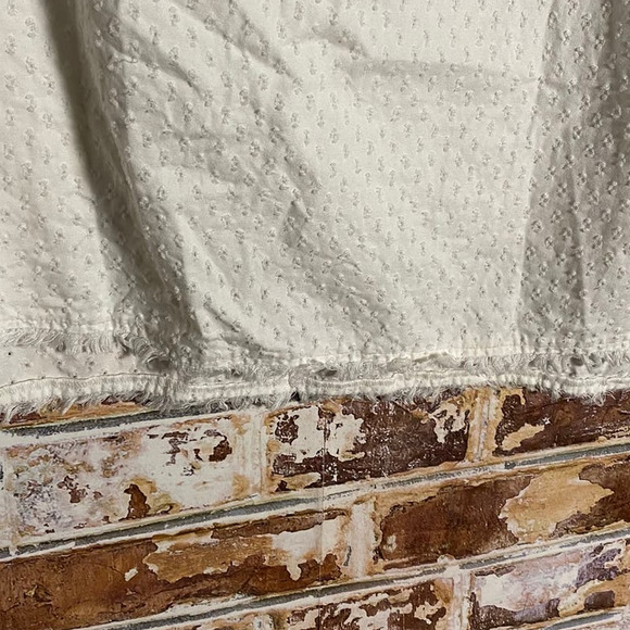 Anthropologie Cloth & Stone Pure Tencel Textured Ruffle One Shoulder Dress - Picture 5 of 9